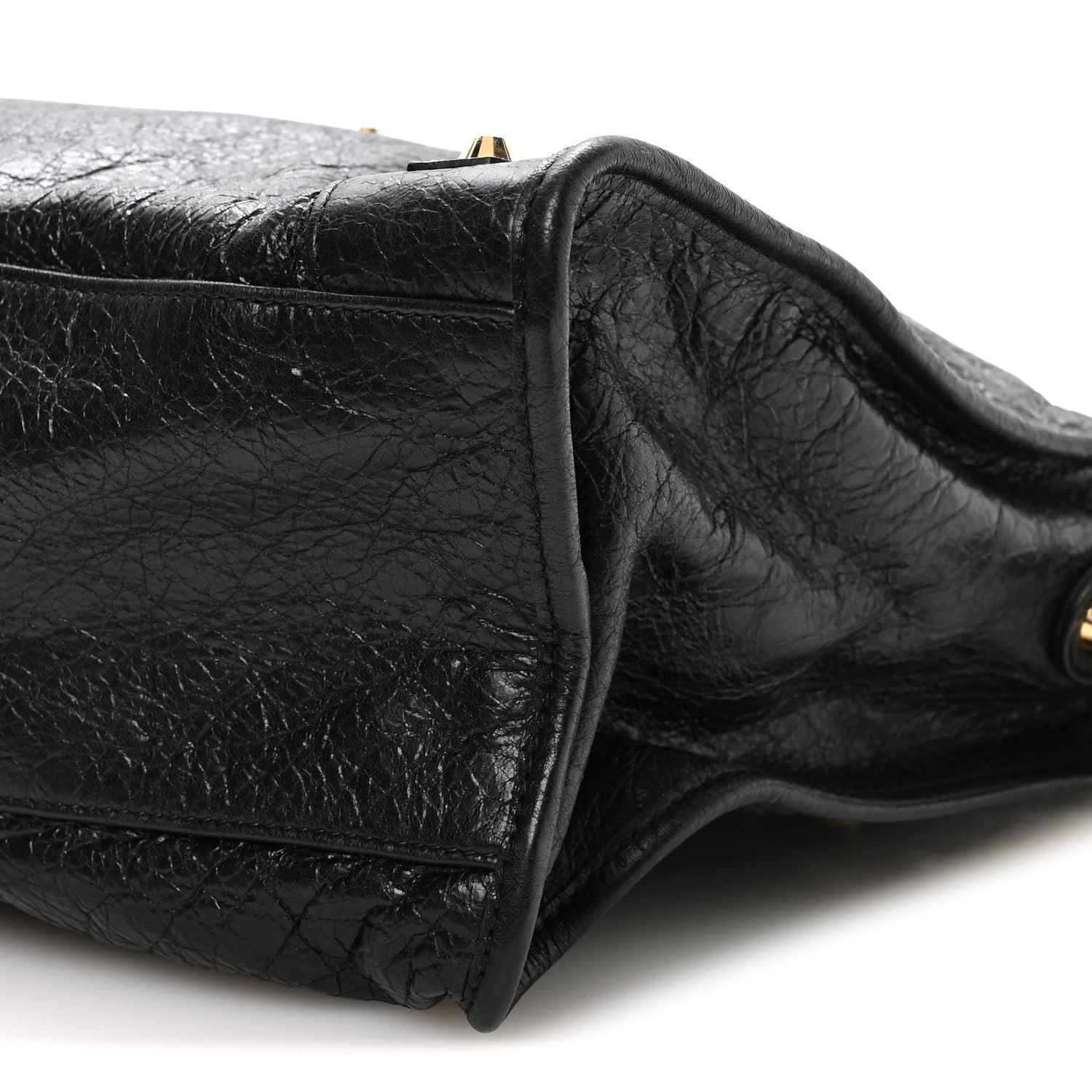 Agneau Classic Gold Hardware City Black
