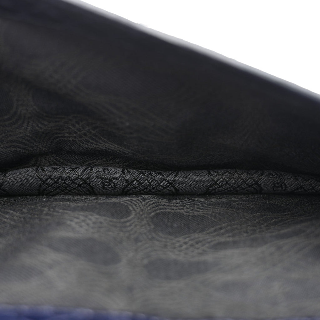 Snakeskin PS1 Pochette Clutch Blue