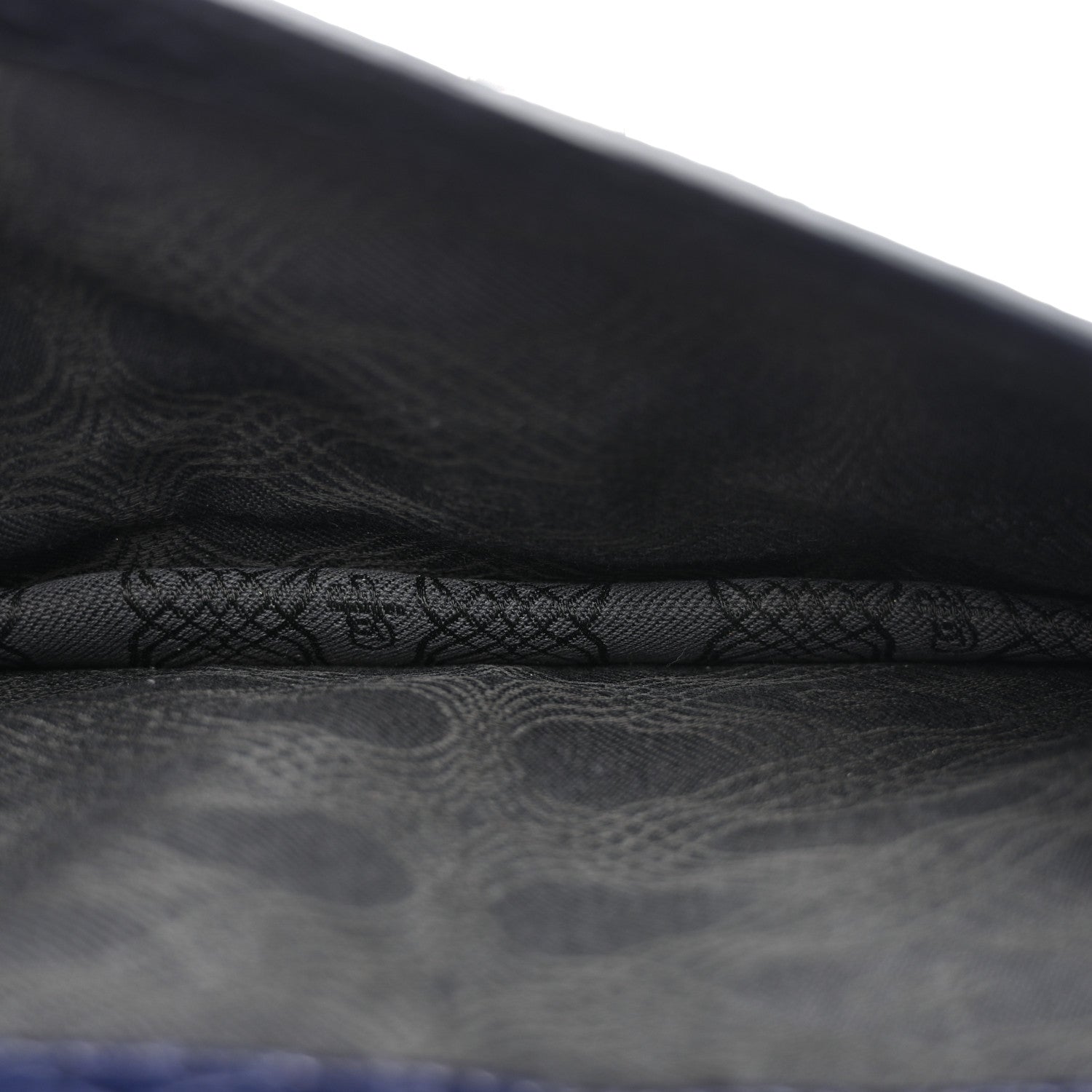 Snakeskin PS1 Pochette Clutch Blue