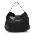Guccissima Large New Ladies Web Hobo  Black