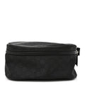 Nylon Monogram Fanny Pack Belt Bag Black