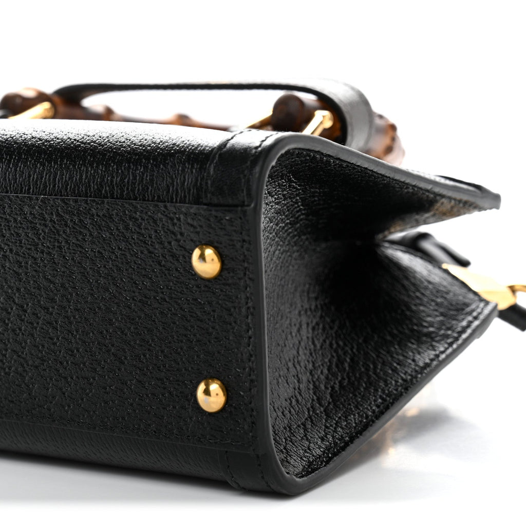 Textured Dollar Calfskin Web Small Diana Shoulder Bag Black Dusty Grey