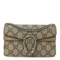 GG Supreme Monogram Super Mini Dionysus Shoulder Bag Taupe