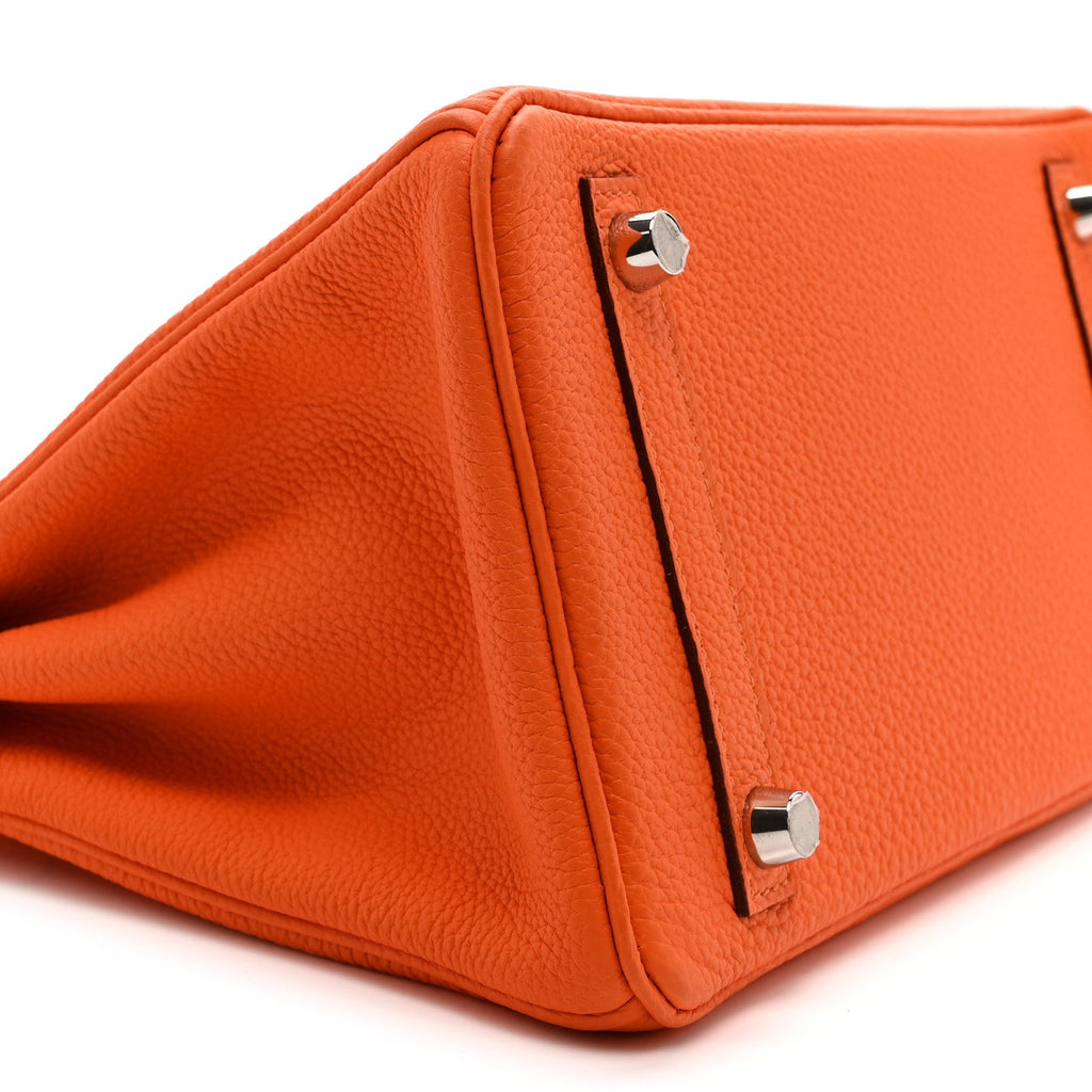 Togo Birkin 25  Orange Minium