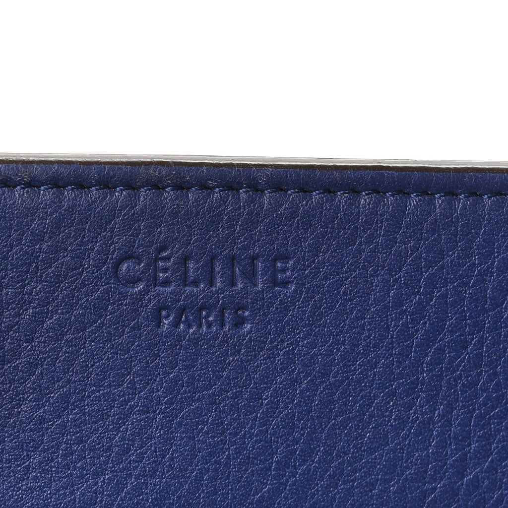 Grained Calfskin Medium Phantom Luggage Indigo