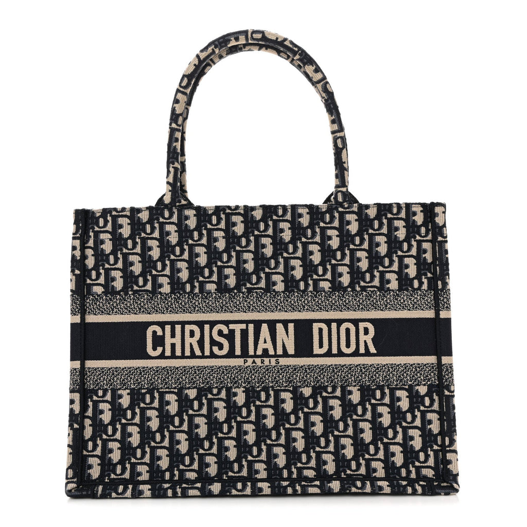 Oblique Medium Book Tote Blue Multicolor