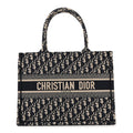 Oblique Medium Book Tote Blue Multicolor