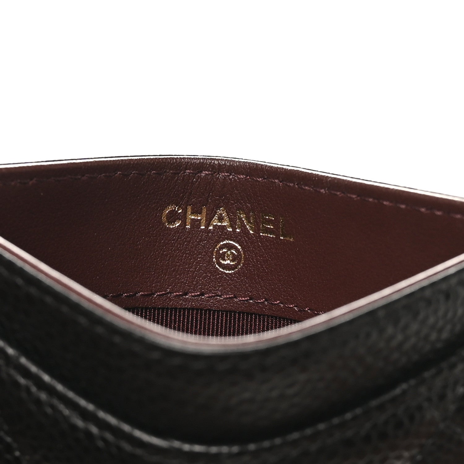 Caviar Quilted  Holder Black