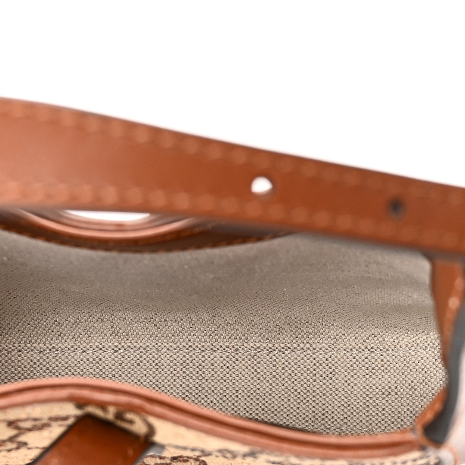 New Canvas Charisma Calfskin Crystal GG Monogram Mini Jackie 1961 Hobo Camel Ebony