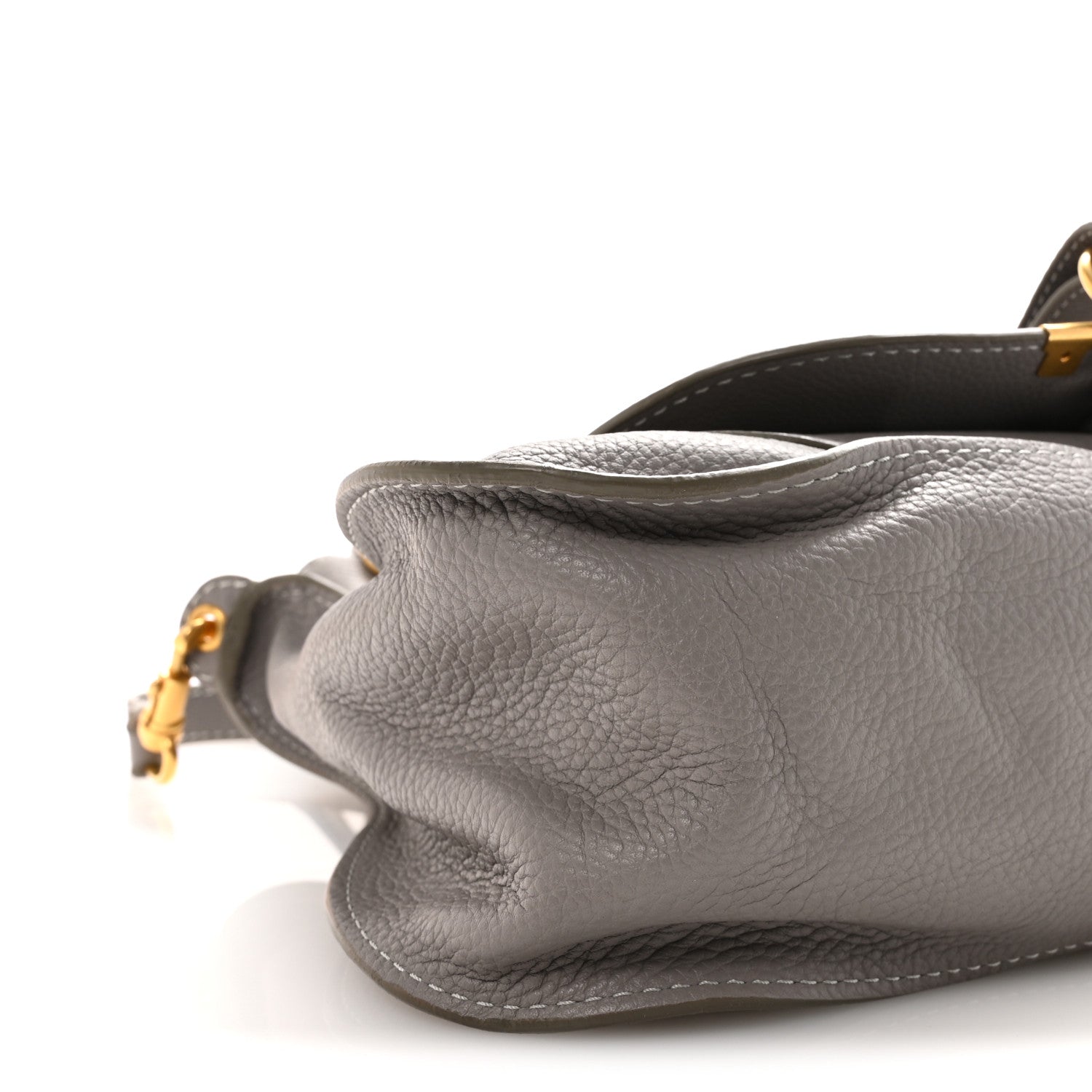 Calfskin Medium Marcie Satchel Cashmere Grey