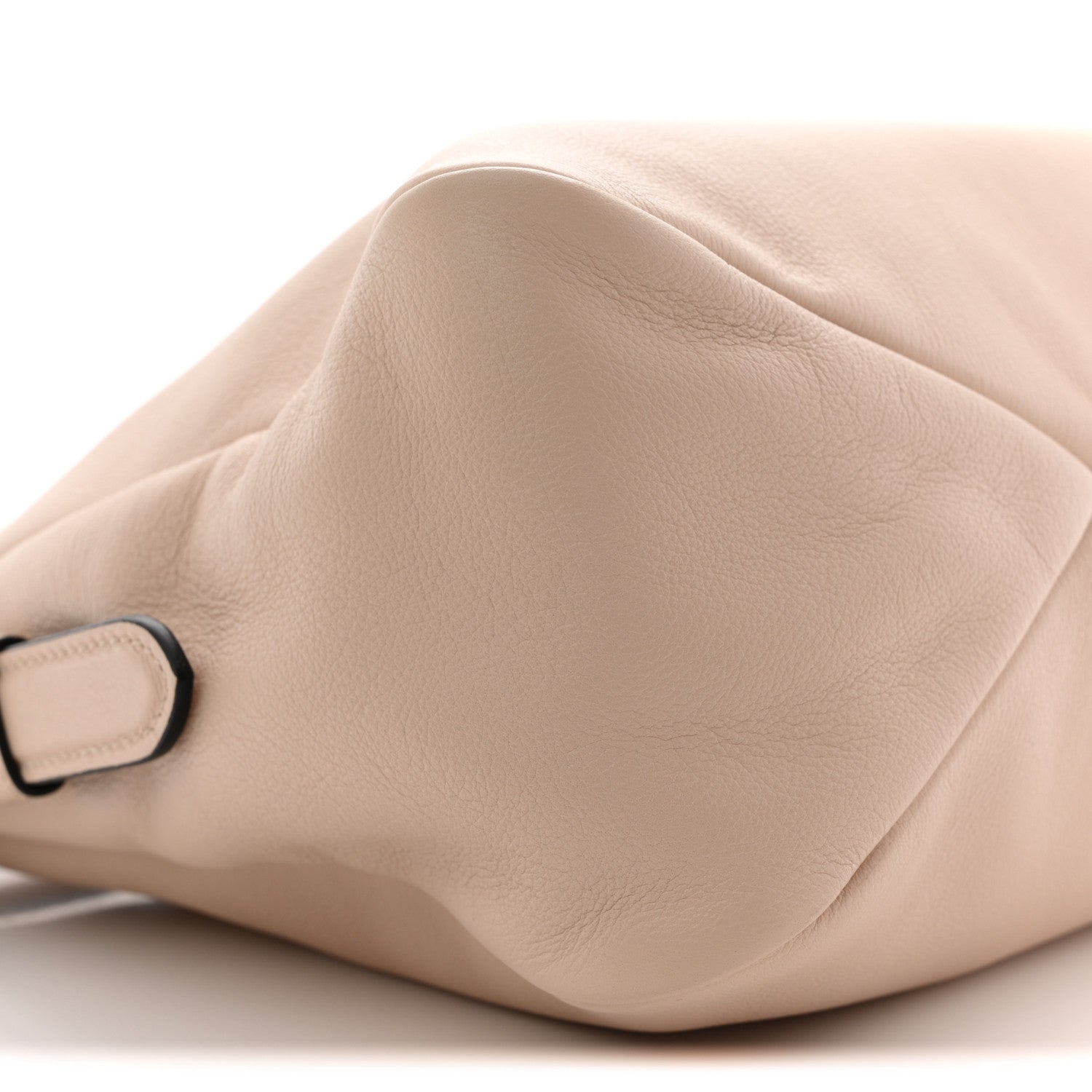 Soft Calfskin Large Aimée Shoulder Bag Travertine