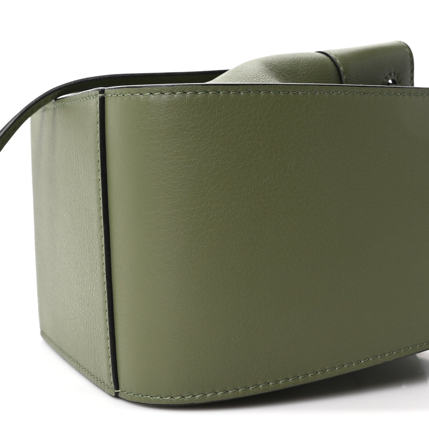 Calfskin Mini Hammock Shoulder Bag Avocado