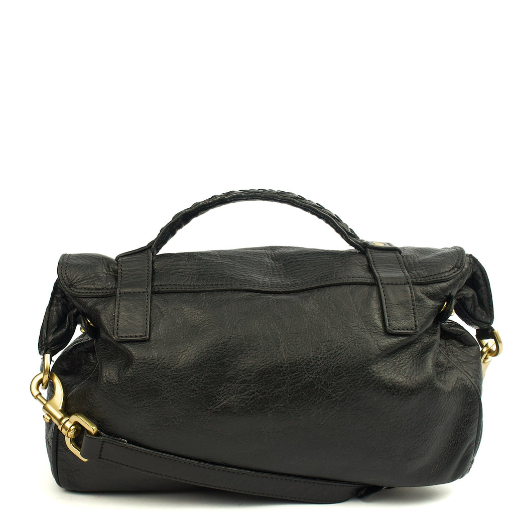Mulberry Satchel Alexa in Black, Leather