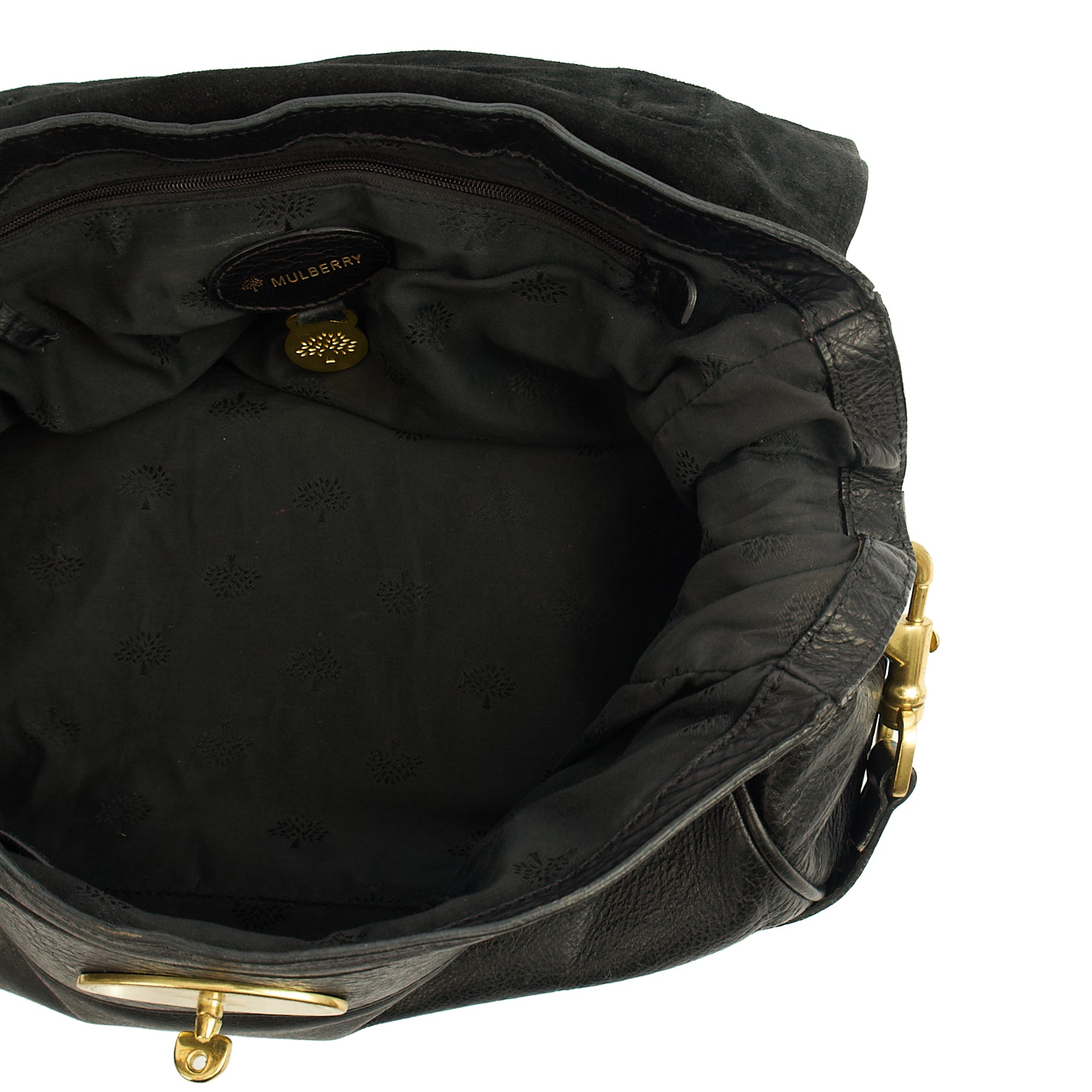Mulberry Satchel Alexa in Black, Leather