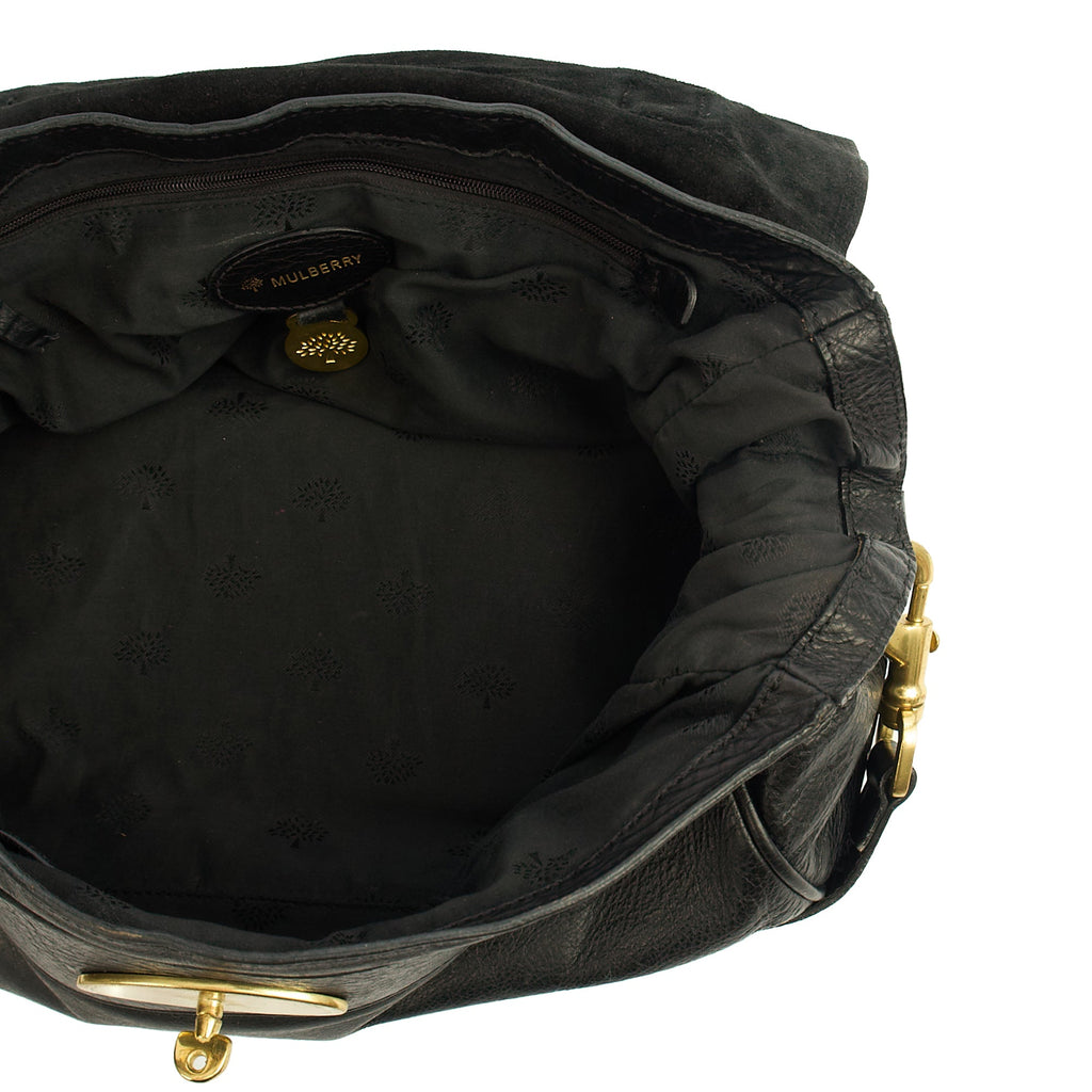 Mulberry Satchel Alexa in Black, Leather