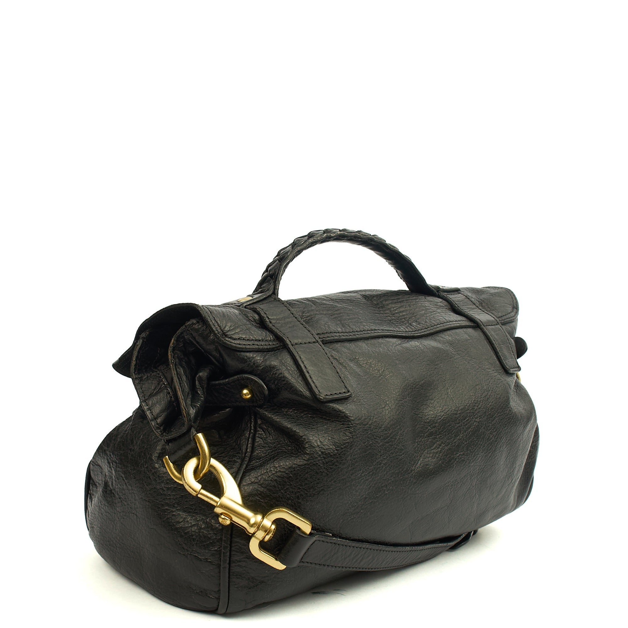 Mulberry Satchel Alexa in Black, Leather