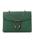 Calfskin Mini Dionysus Chain Wallet Emerald