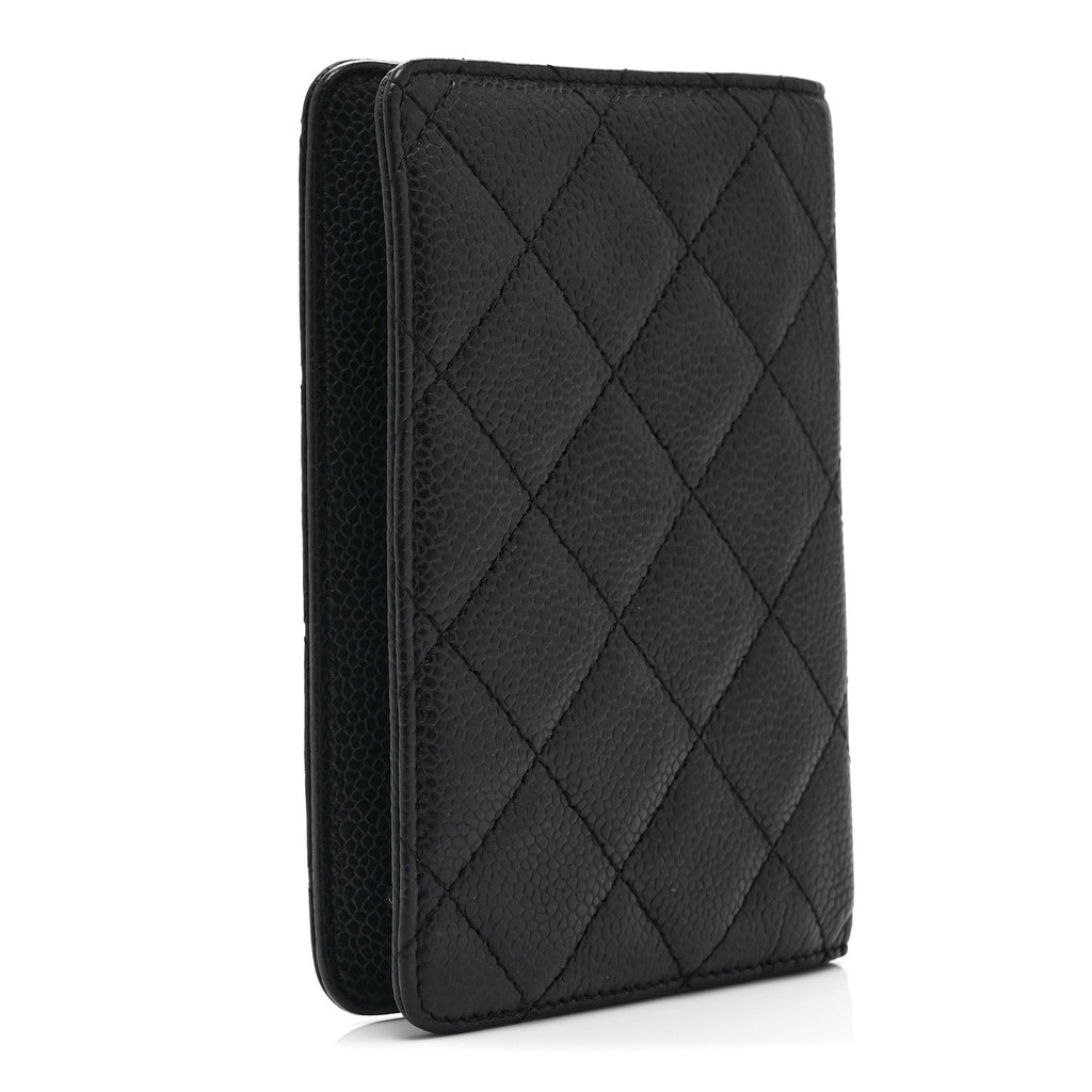 Caviar Quilted Agenda Cover Black