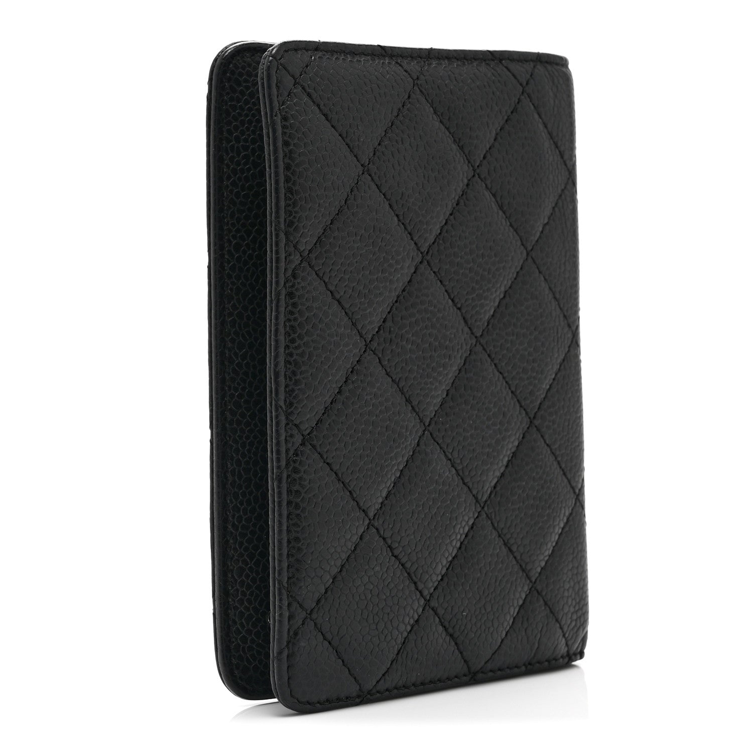 Caviar Quilted Agenda Cover Black