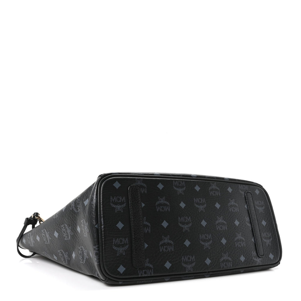Visetos Medium Liz Reversible Shopper Tote Black