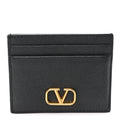 Calfskin Toile Iconographe Embossed Vlogo  Holder Black