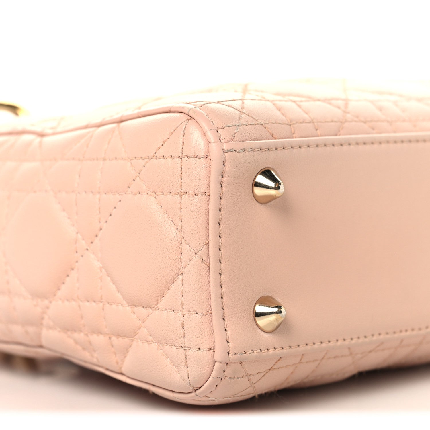 Lambskin Cannage Small My ABCDior Lady Dior Light Pink