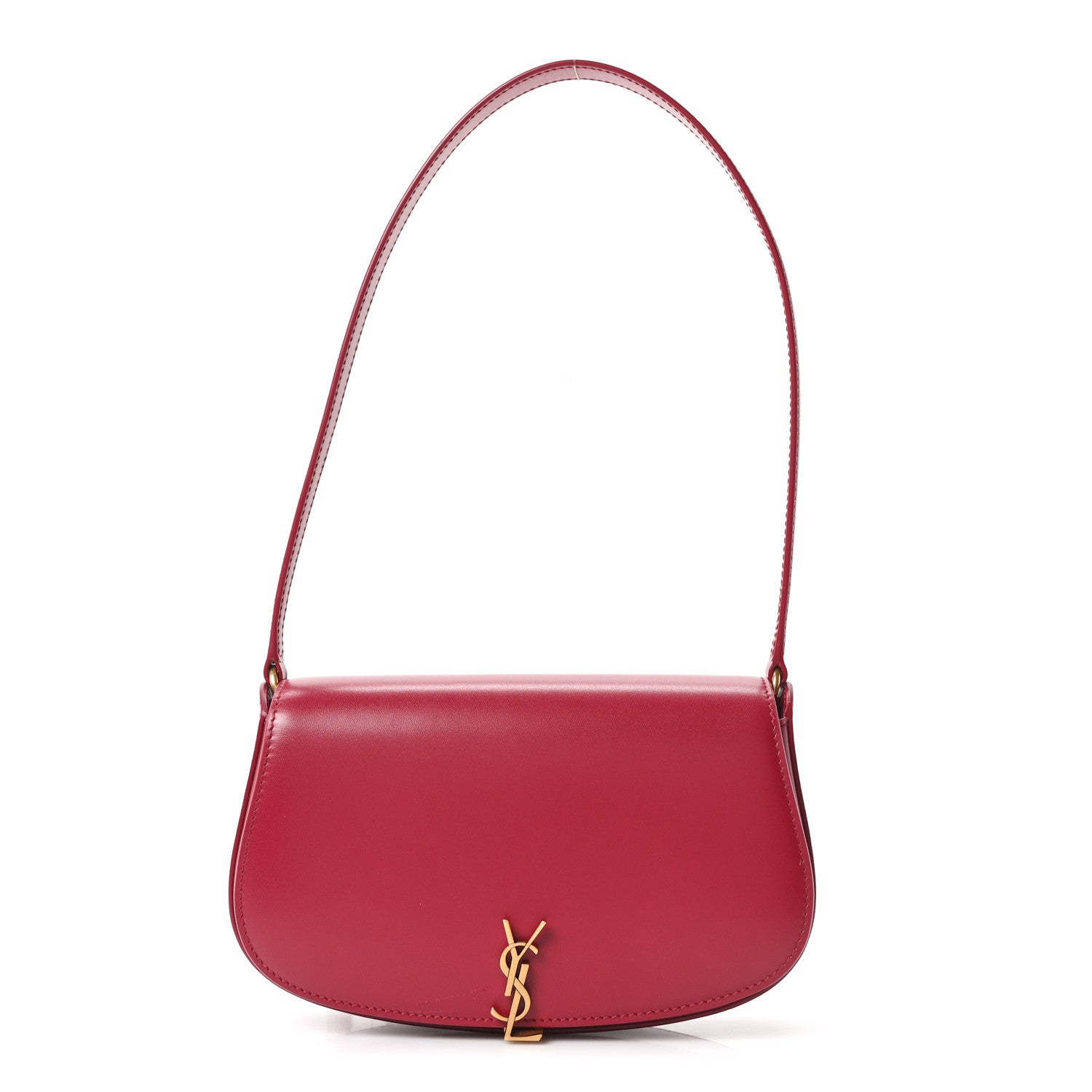 Box Calfskin Mini Voltaire Shoulder Bag Raspberry Pink