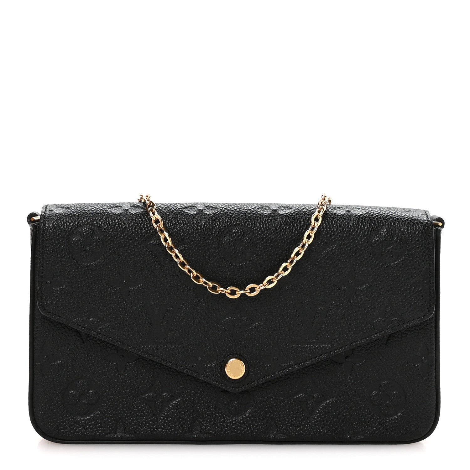 Empreinte Pochette Felicie Chain Wallet Black