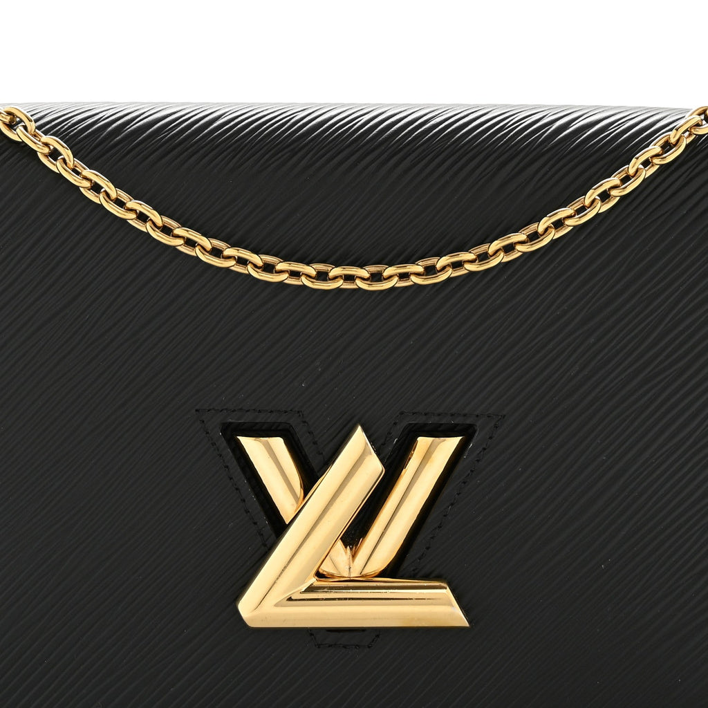 Epi Twist Belt Chain Wallet Black