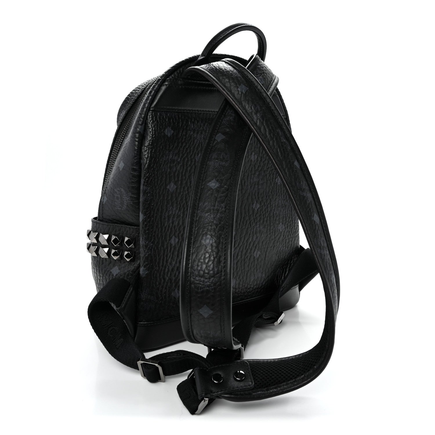 Visetos Small Side Stud Stark Backpack Black