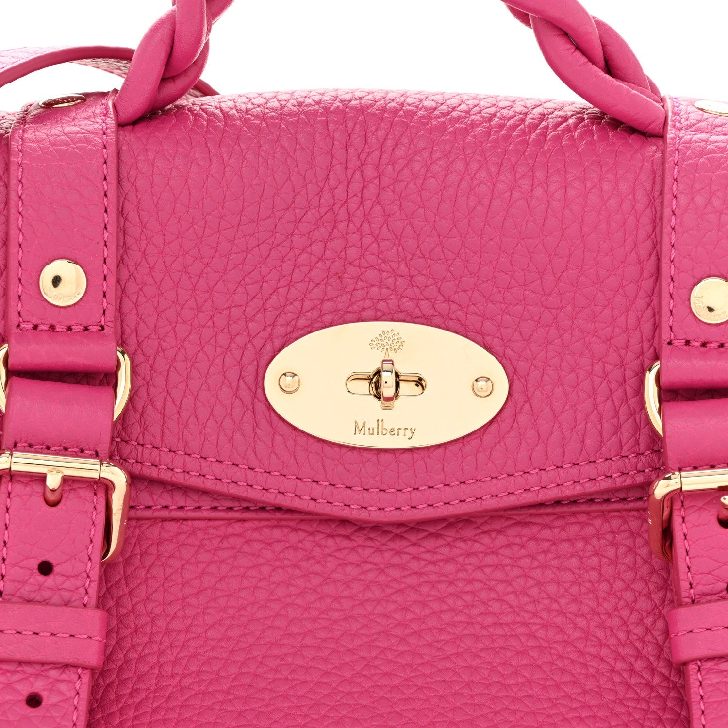 Heavy Grain Mini Alexa  Mulberry Pink