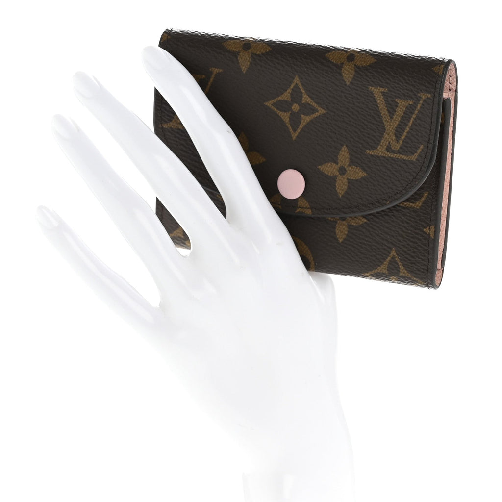 Monogram Rosalie Coin Purse Rose Ballerine