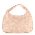 Nappa Intrecciato Medium Veneta Hobo Flamingo