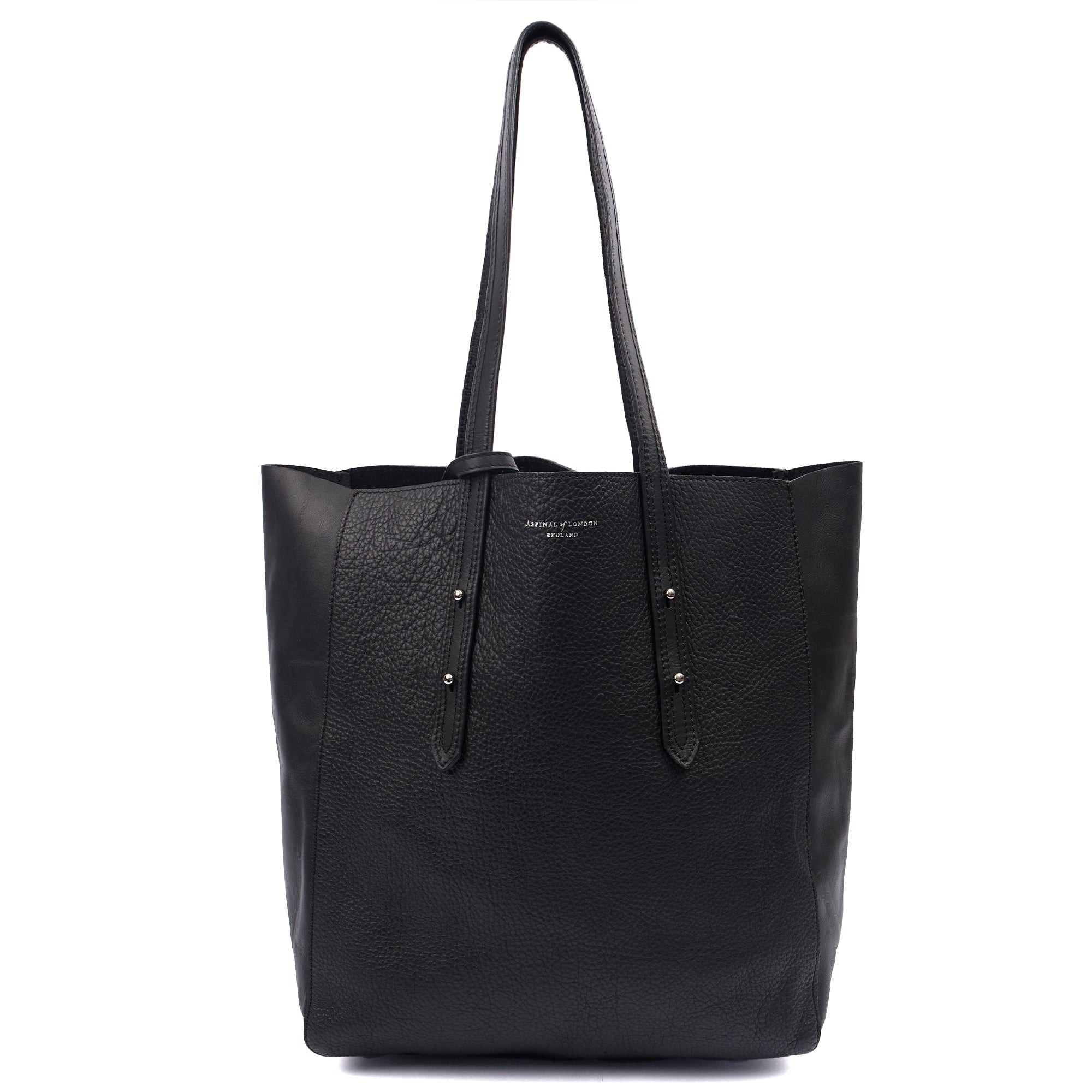 Aspinal of London Tote London Tote - Midi in Black, Leather