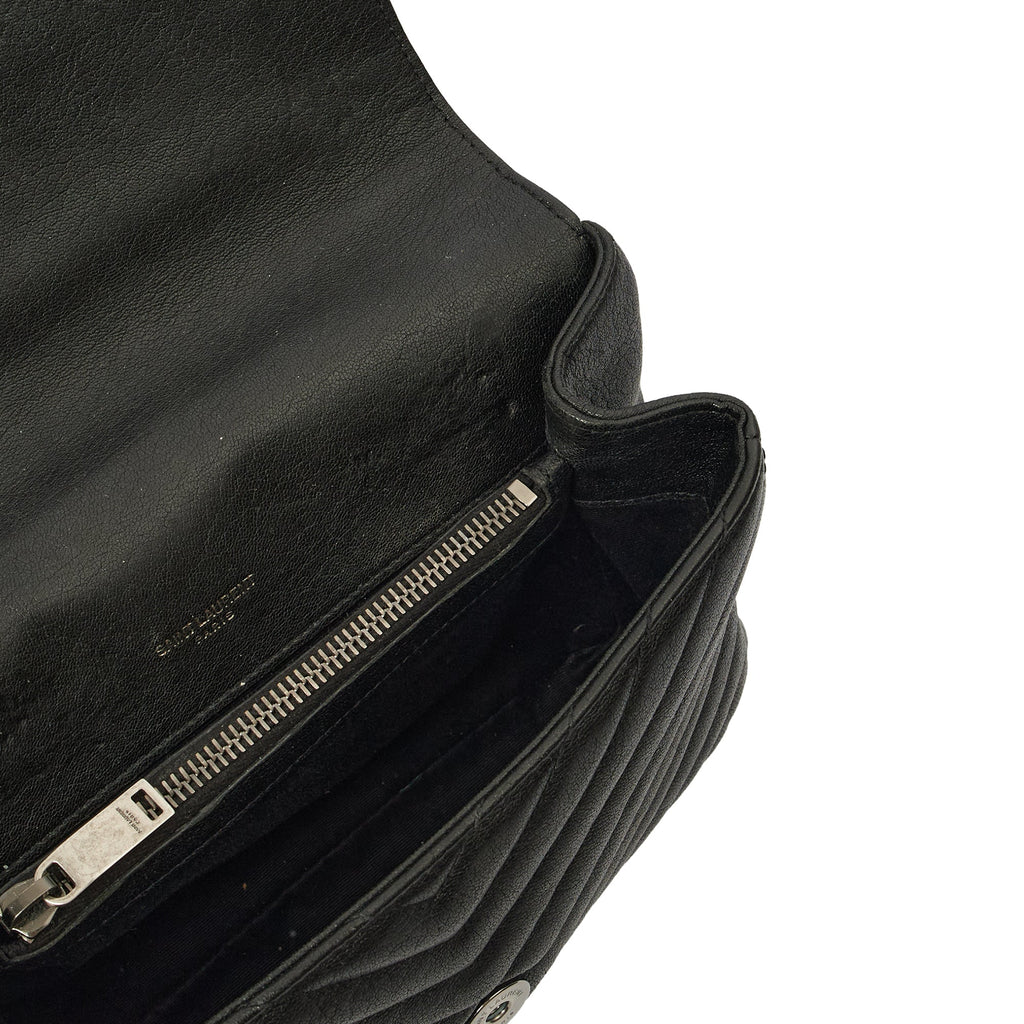 Saint Laurent Cross Body College - Medium in Black, Leather
