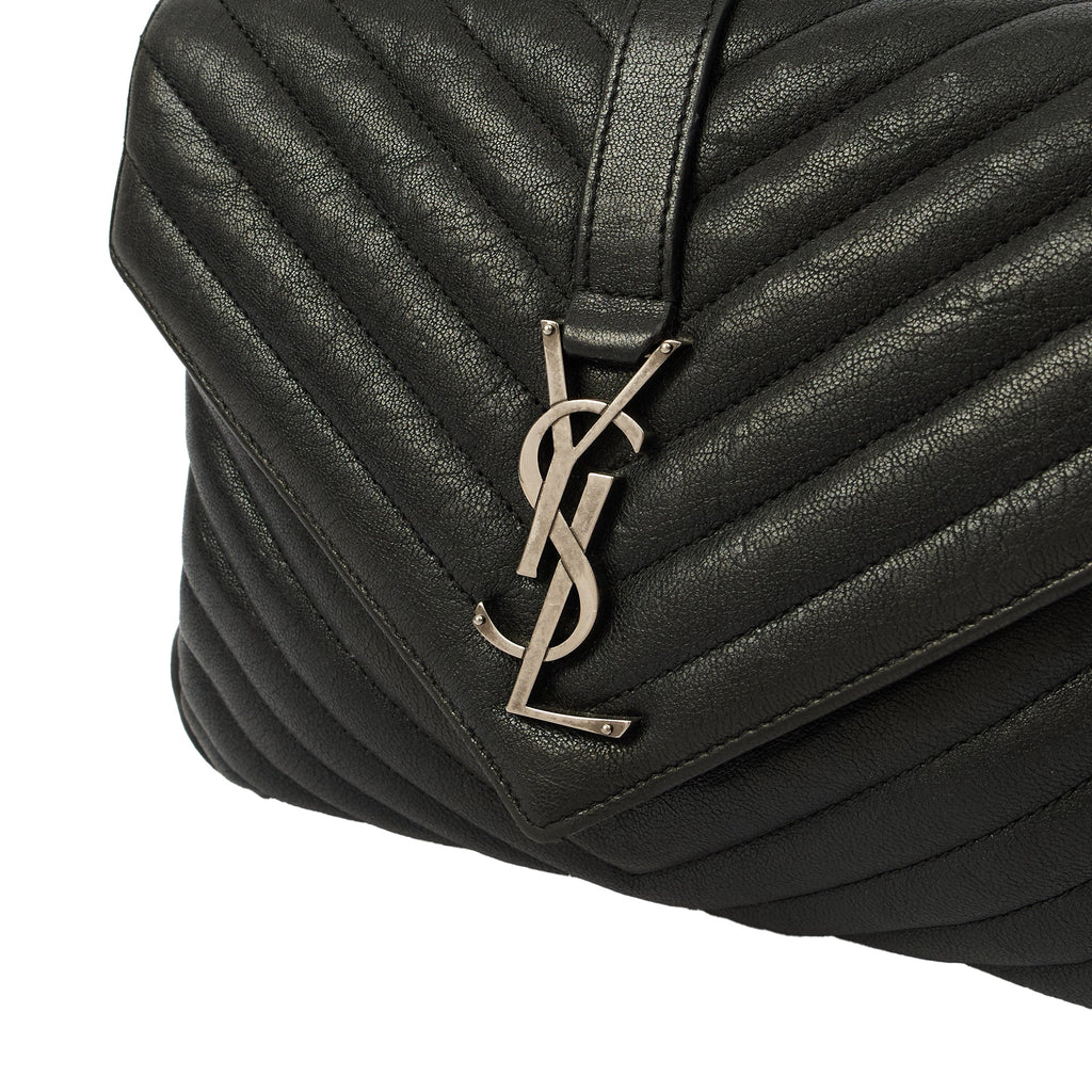 Saint Laurent Cross Body College - Medium in Black, Leather