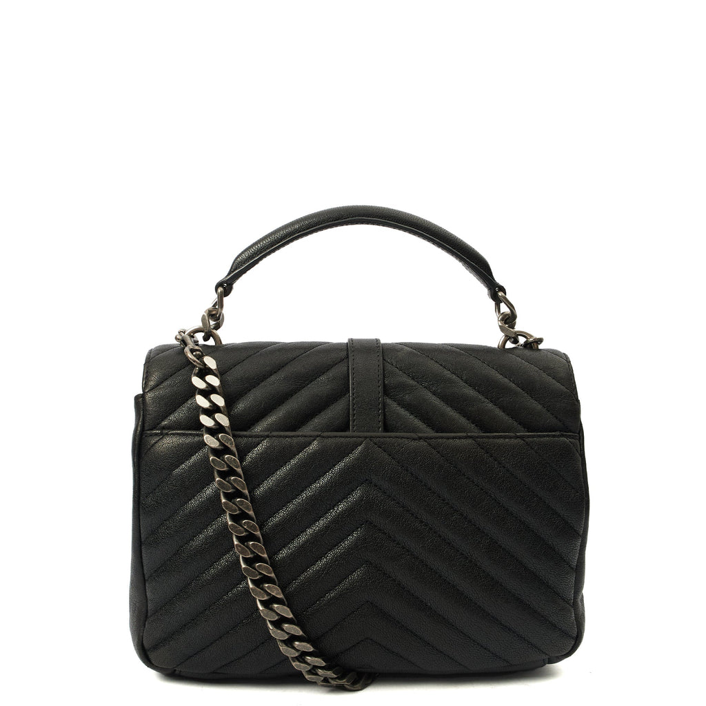 Saint Laurent Cross Body College - Medium in Black, Leather