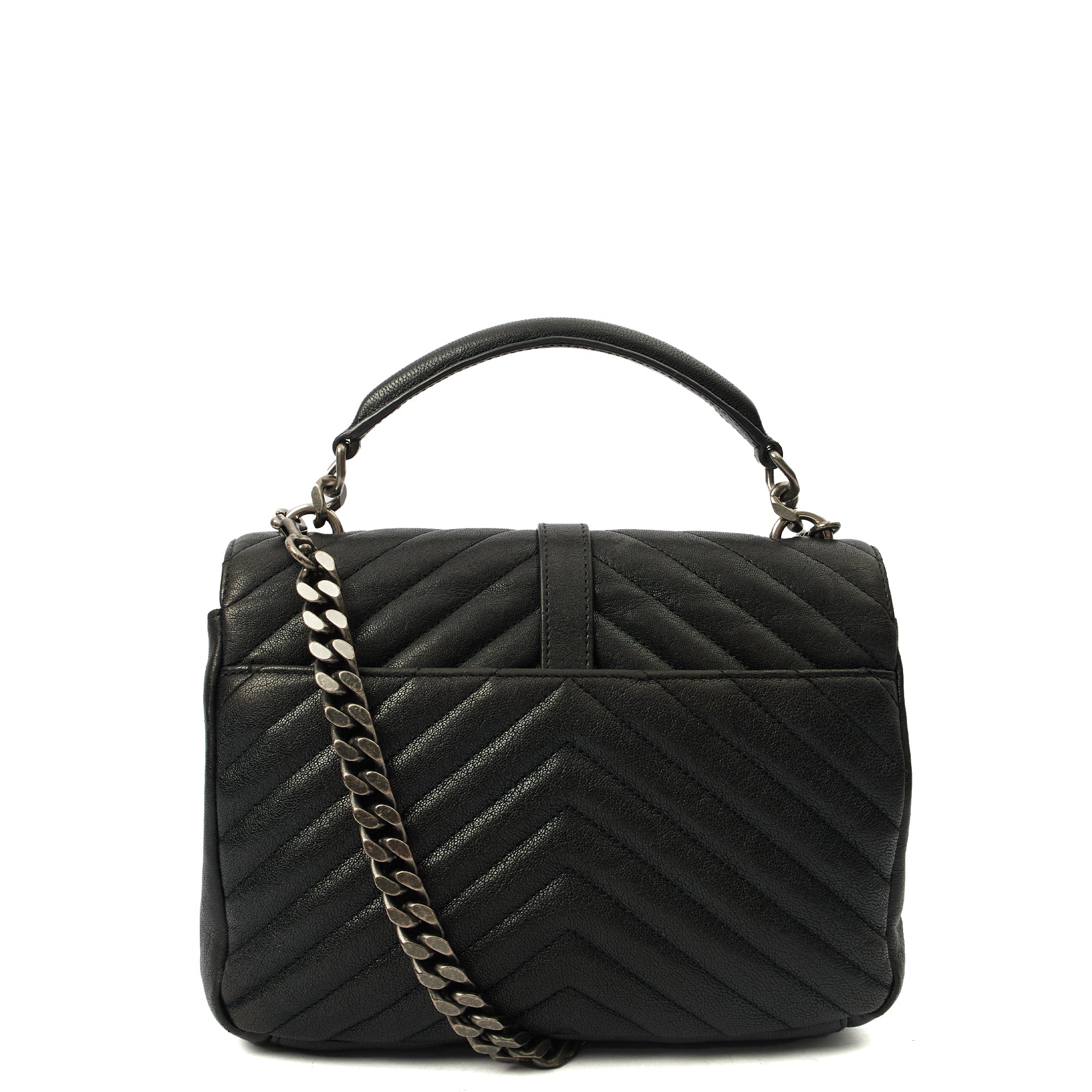 Saint Laurent Cross Body College - Medium in Black, Leather