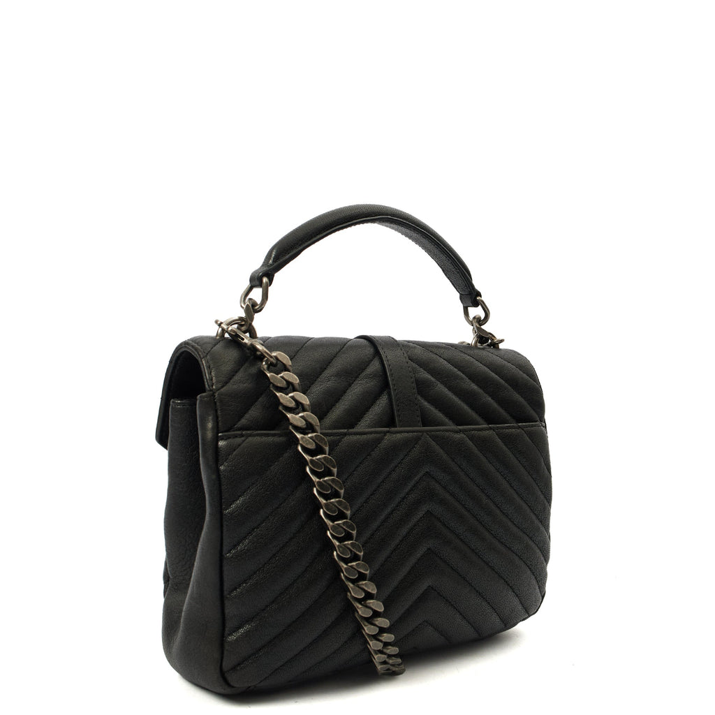 Saint Laurent Cross Body College - Medium in Black, Leather
