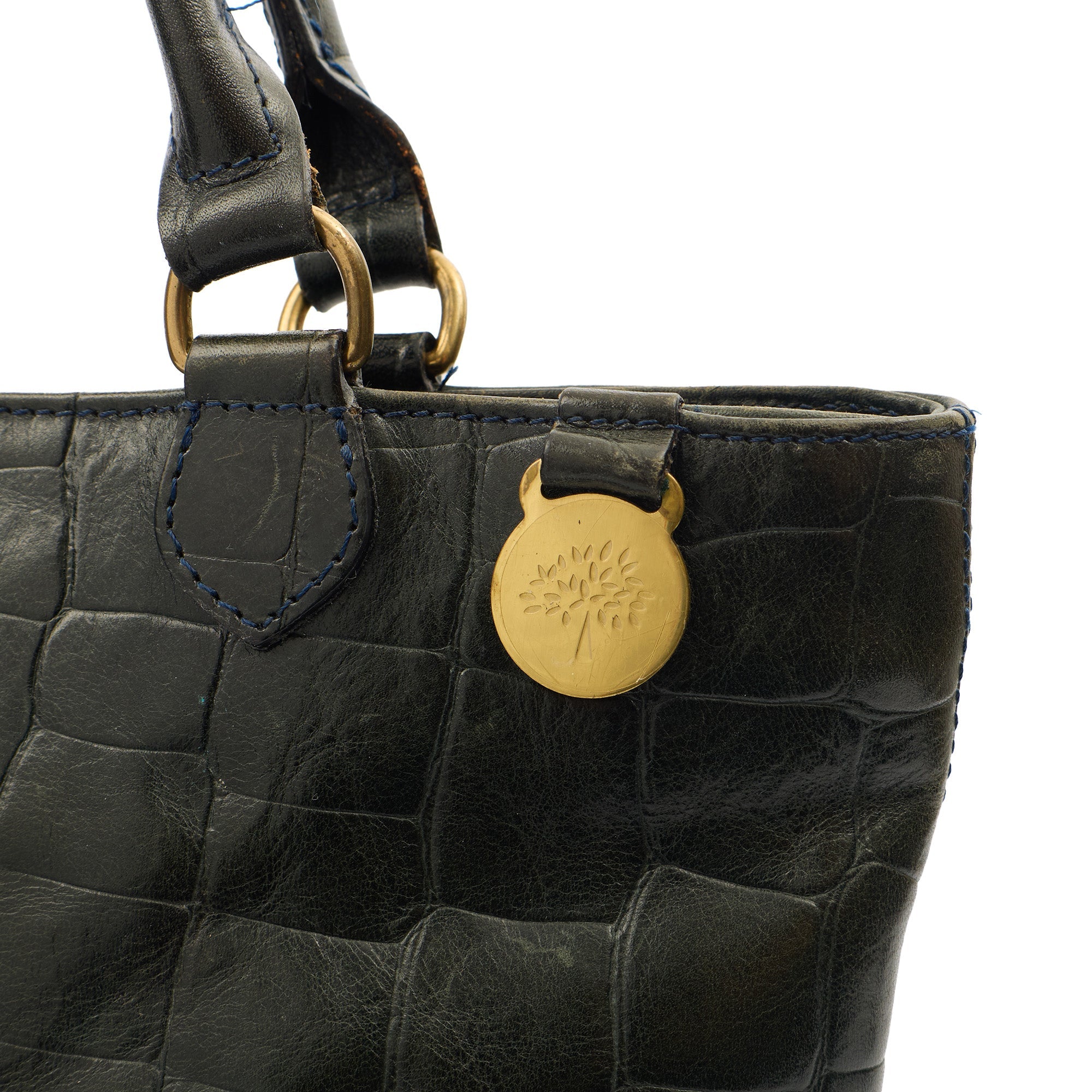 Mulberry Tote Vintage Tote  in Amber, Exotic Effect Leather