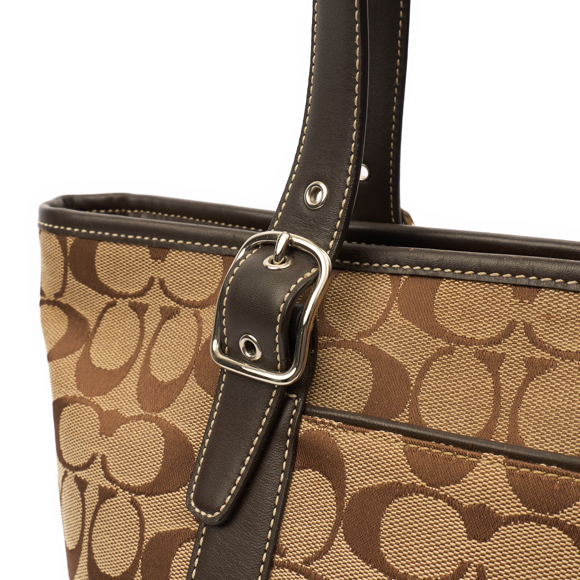 Coach Tote Vintage Canvas Tote in Neutral, invalid