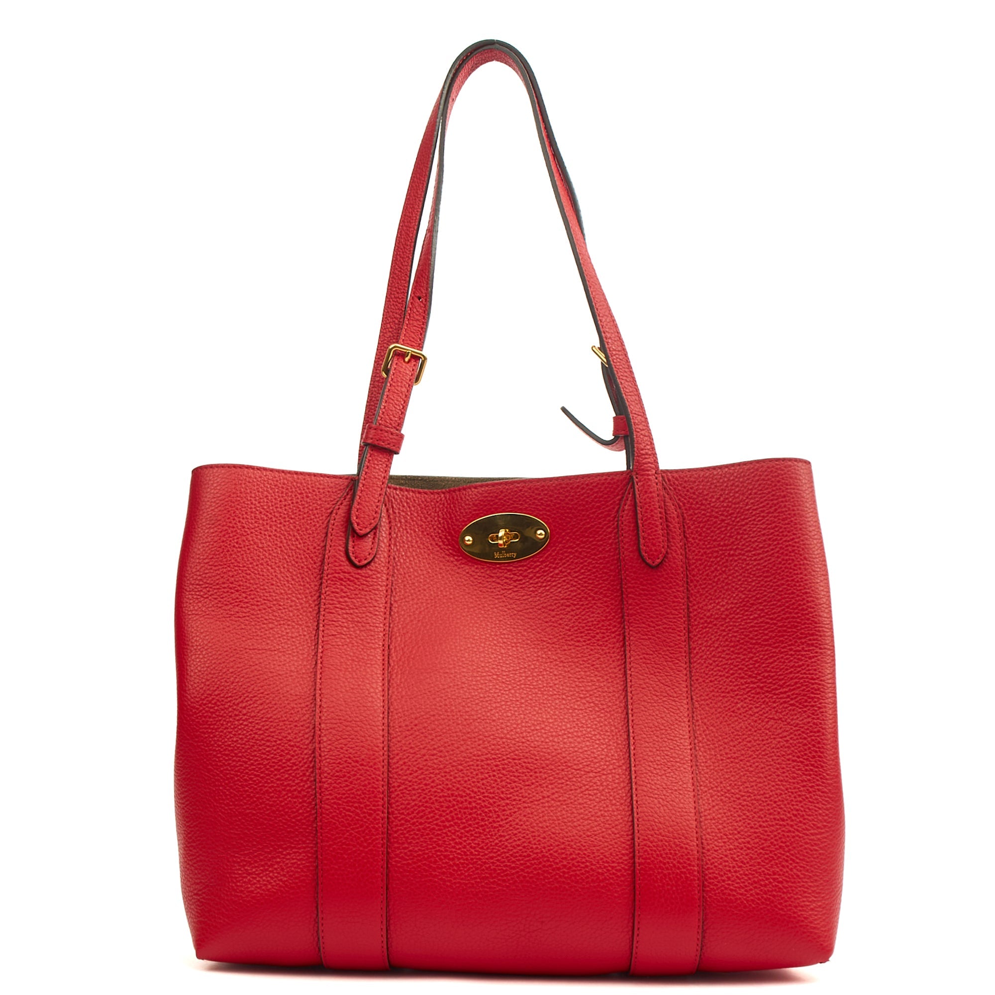 Mulberry Tote Bayswater Tote - Small in Scarlet Red, Leather