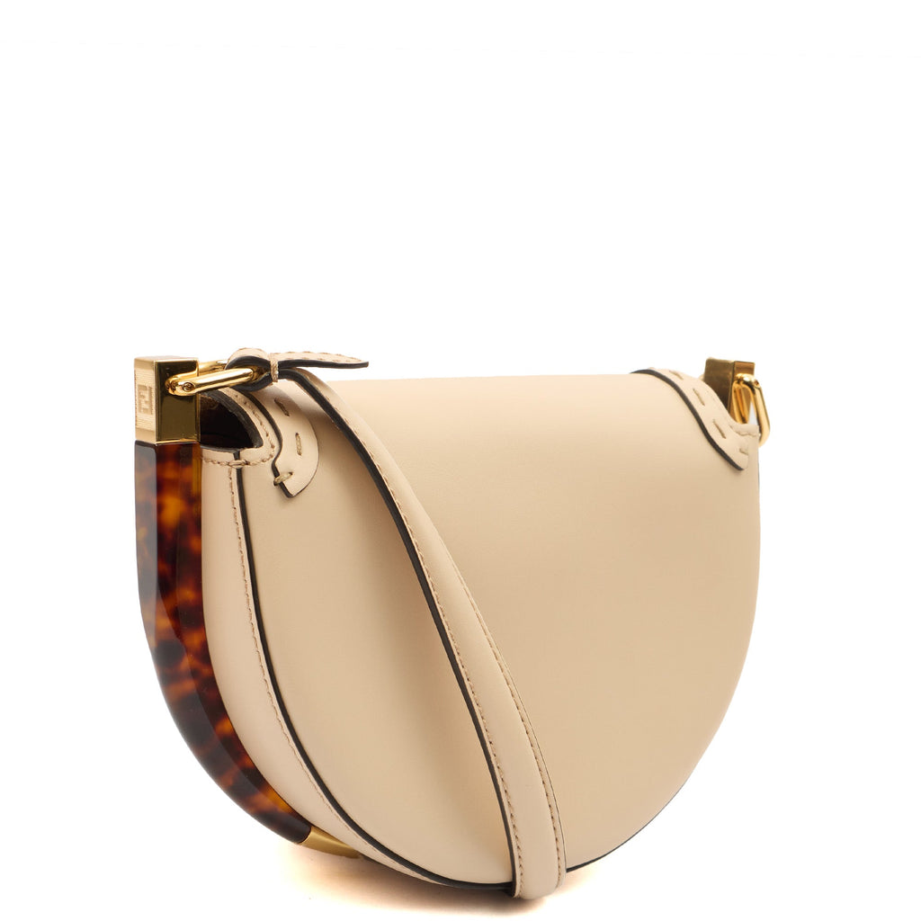Fendi Cross Body Moonlight in Neutral, Leather