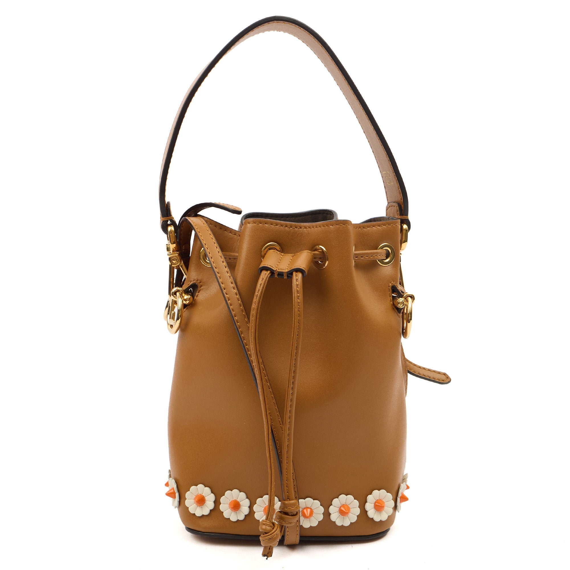 Fendi Bucket Bag Mon Tresor - Mini in Brown, Leather