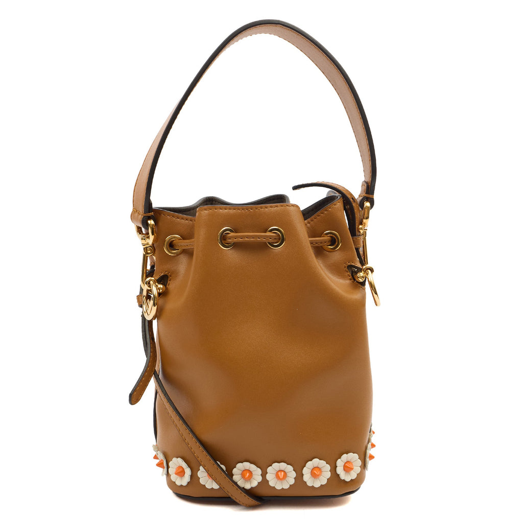 Fendi Bucket Bag Mon Tresor - Mini in Brown, Leather