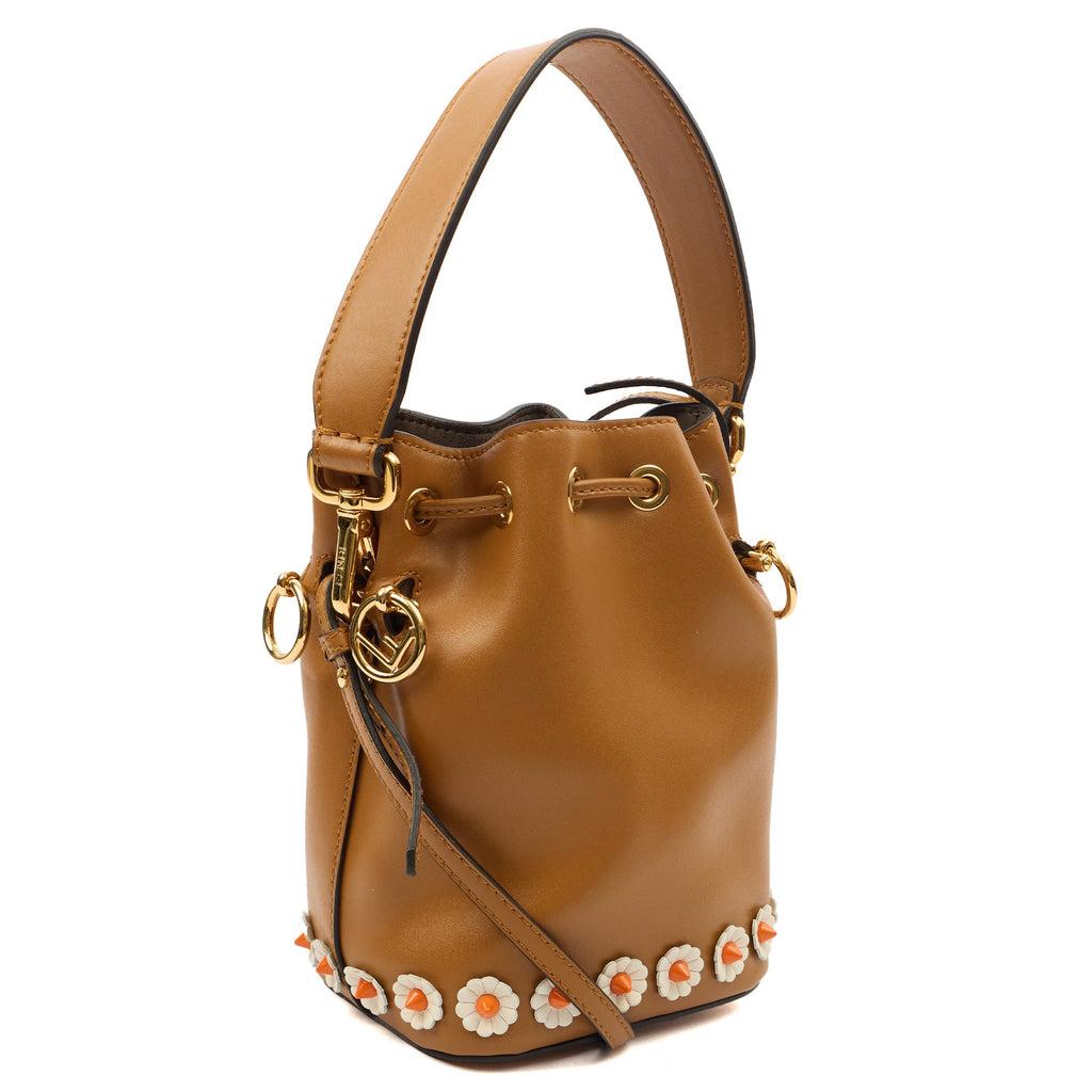 Fendi Bucket Bag Mon Tresor - Mini in Brown, Leather