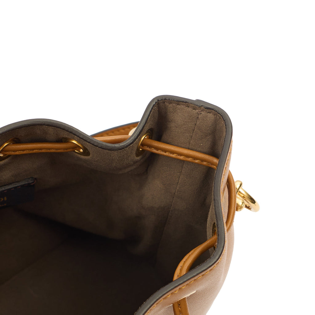 Fendi Bucket Bag Mon Tresor - Mini in Brown, Leather