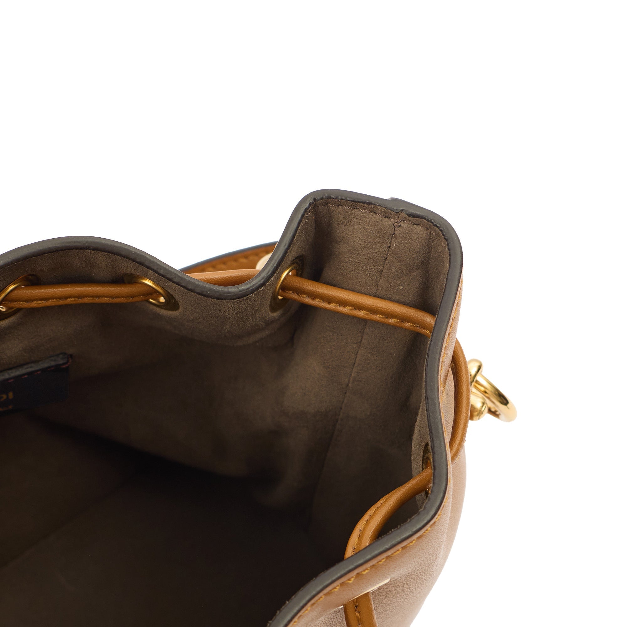 Fendi Bucket Bag Mon Tresor - Mini in Brown, Leather