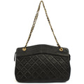 Chanel Tote Vintage Tote in Black, Leather