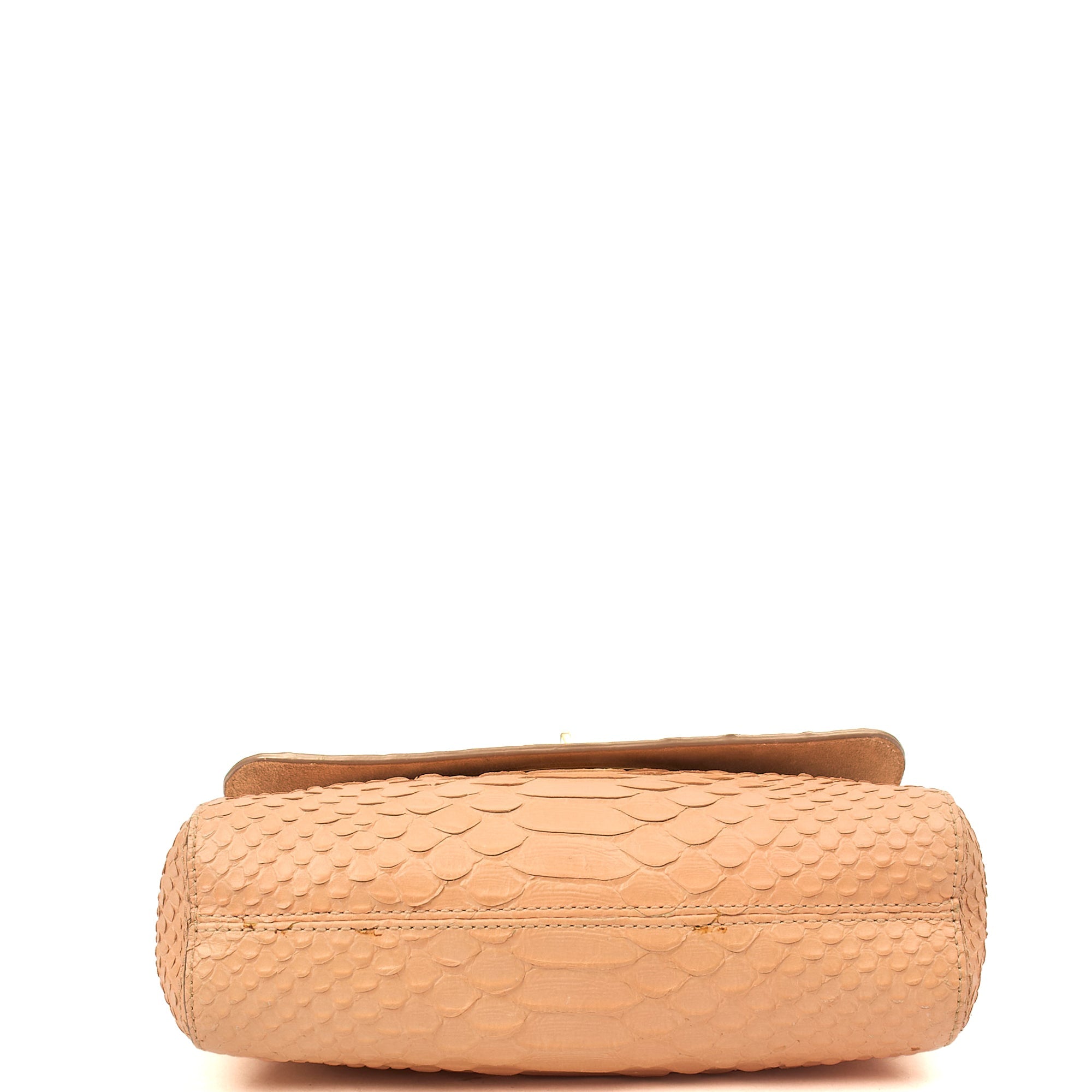 Mulberry Shoulder Bag Cecily  in Coral Orange, Exotic Effect Leather